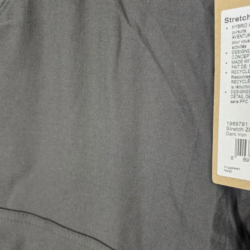 Prana Stetch Zion Pant II Straight Leg Dark Iron outdoor pants 31 x 30 NWT